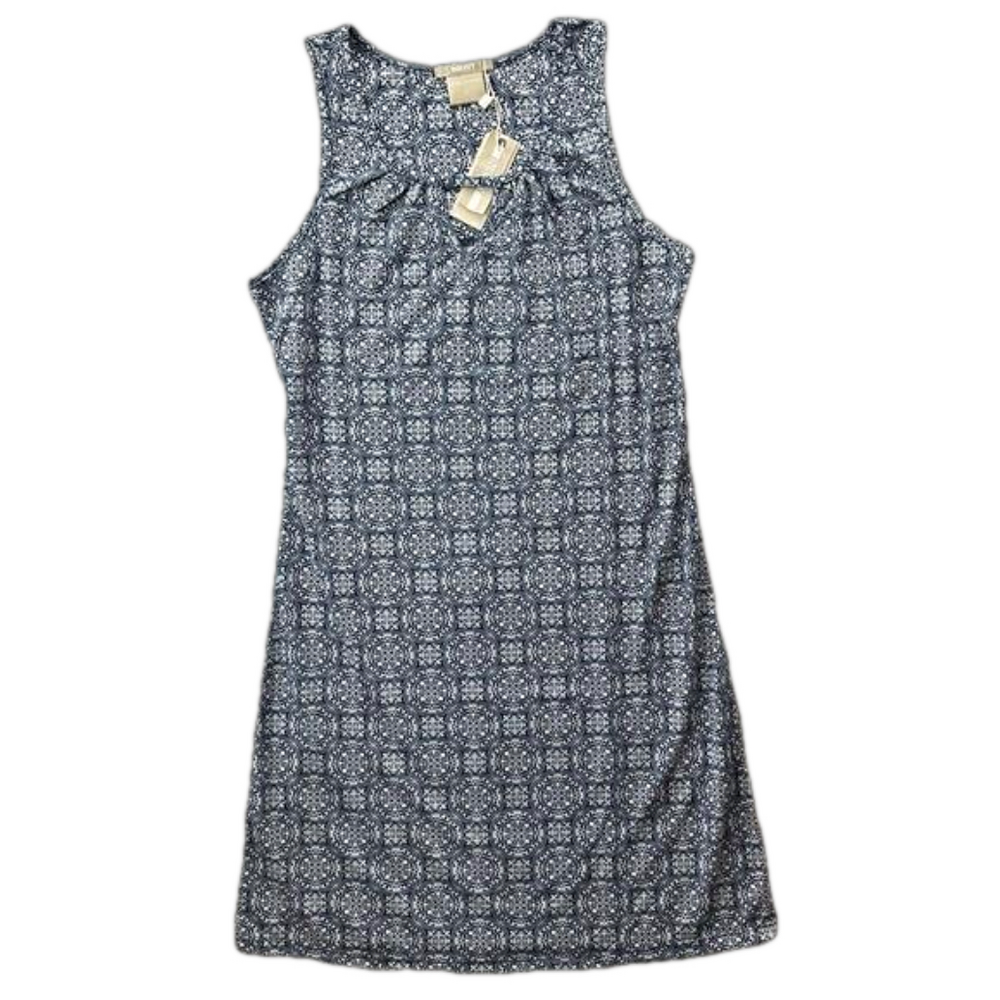 INK + IVY women’s size small Patriotic Medallion sheath dress cutout pleats NWT